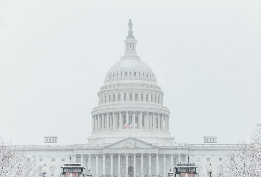 Us Capitol Snow Storm