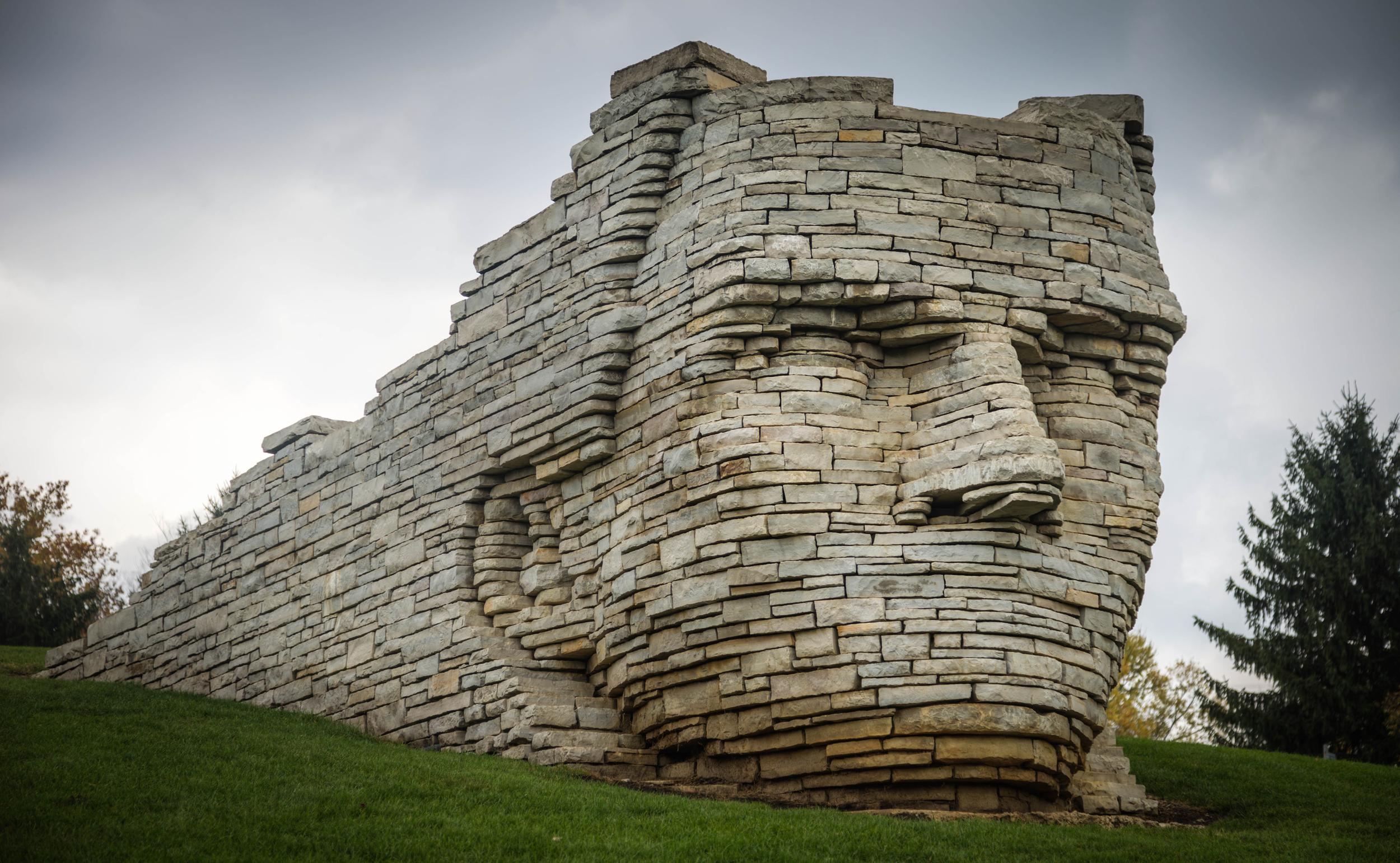 Leatherlips Monument at Scioto Park in Dublin, Ohio