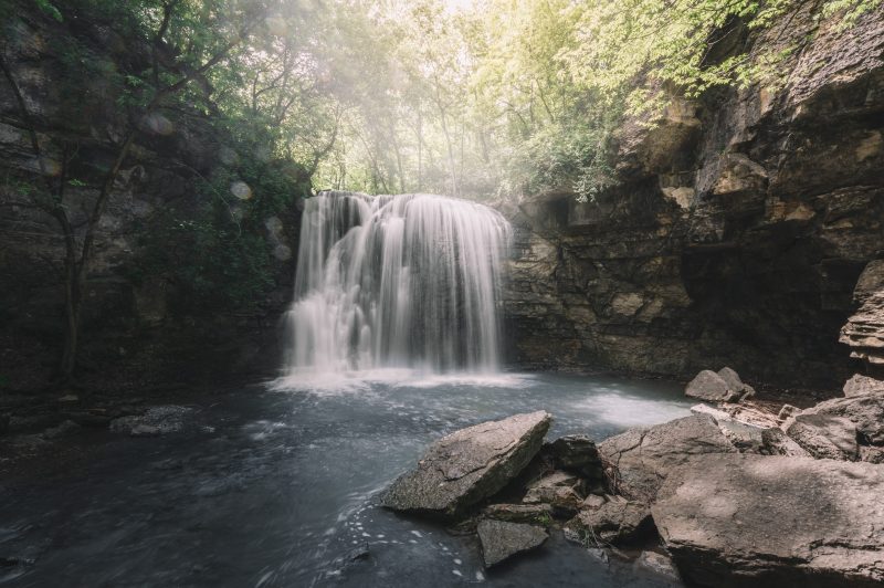 Hayden Run Falls Summer Ohio