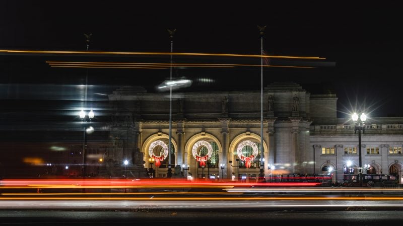 Christmas Wreaths Union Station DC 2019