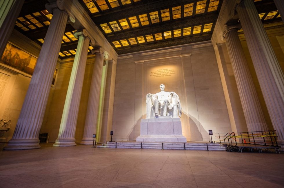 Image result for interior design of lincoln memorial