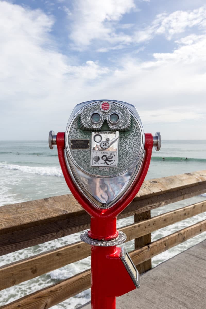 Scenic Lookout Binoculars at Newport Beach