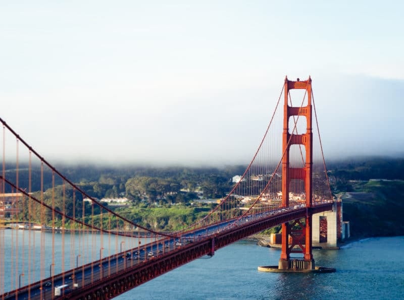 Golden Gate Bridge Tilt Shift