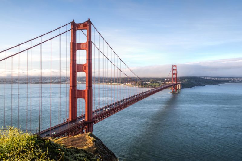 Golden Gate Bridge at Sunrise