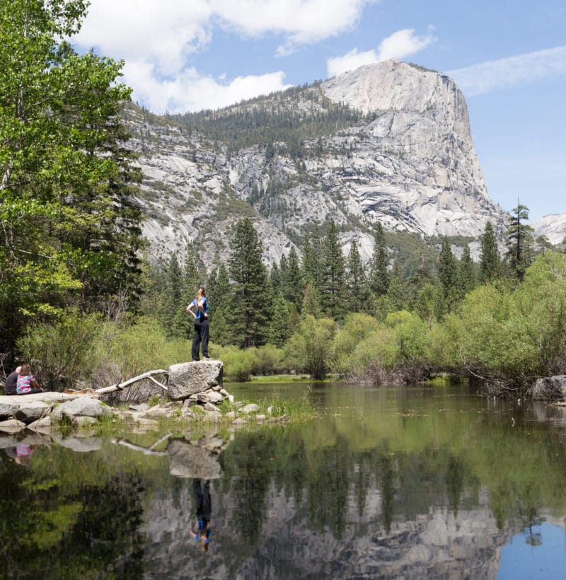 Erin over Yosemite Water