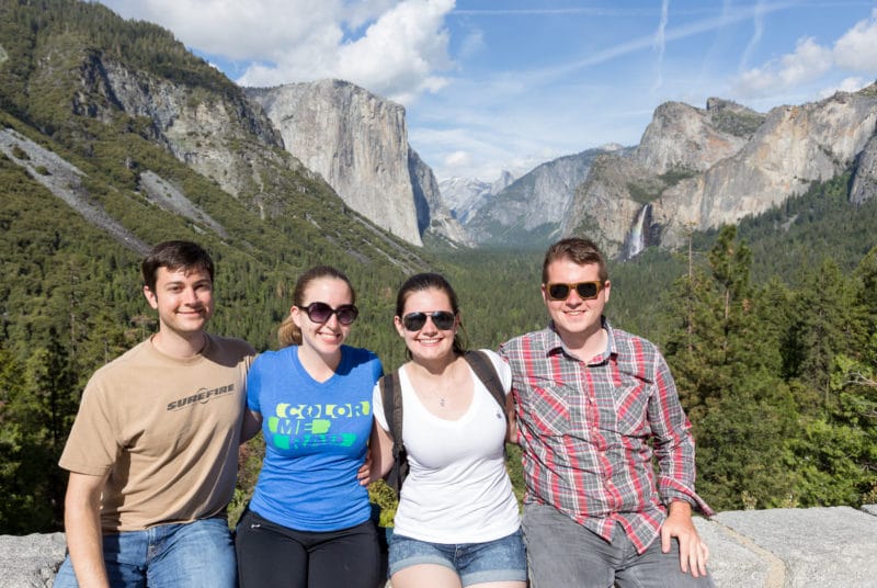 The crew at Yosemite