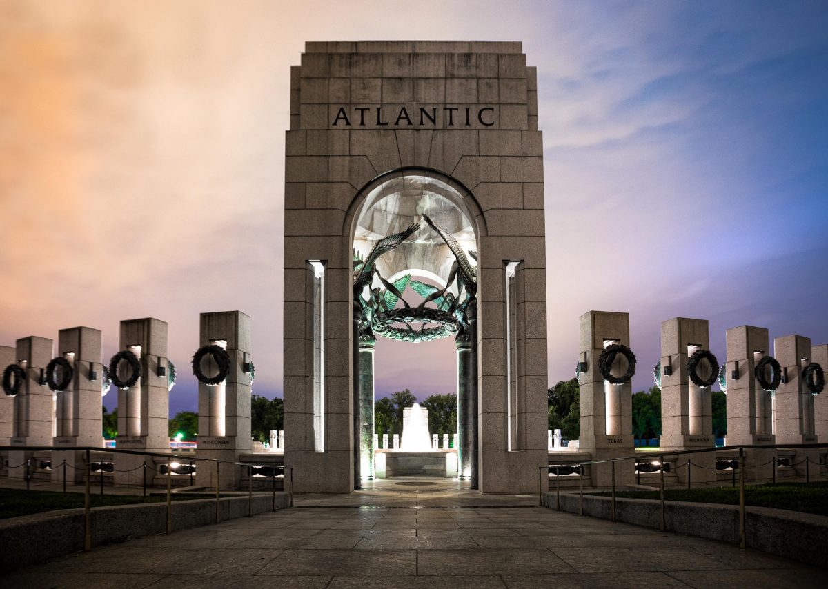 World War II Memorial At Night Photo 