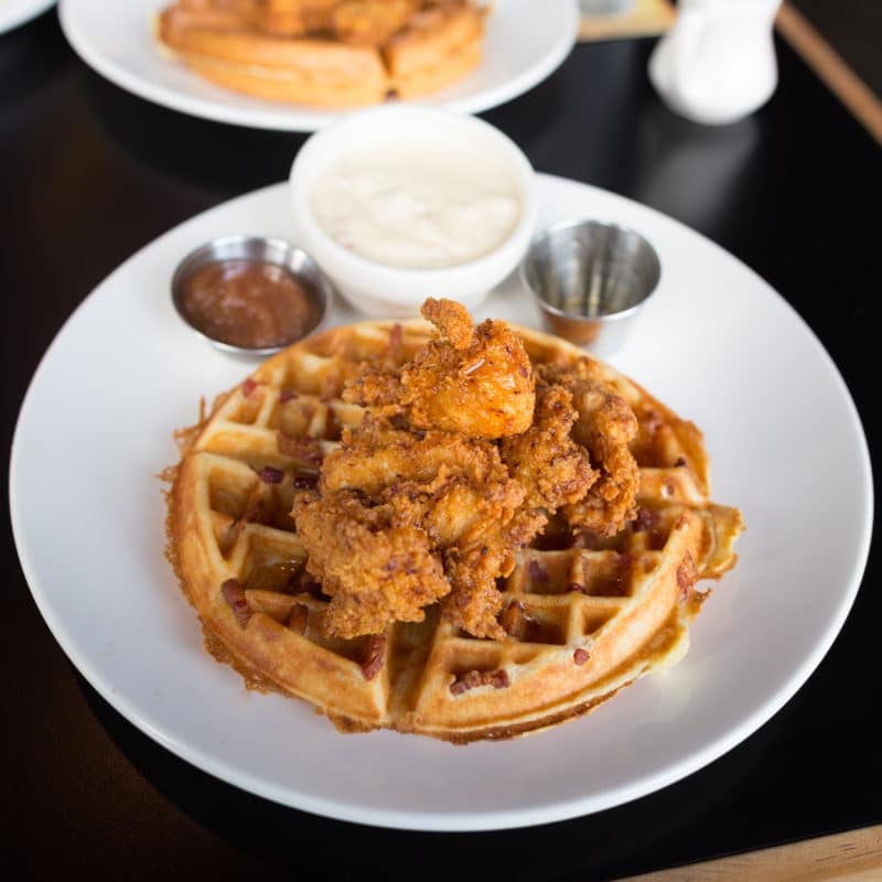 Burgundian Tavern Chicken and Waffles