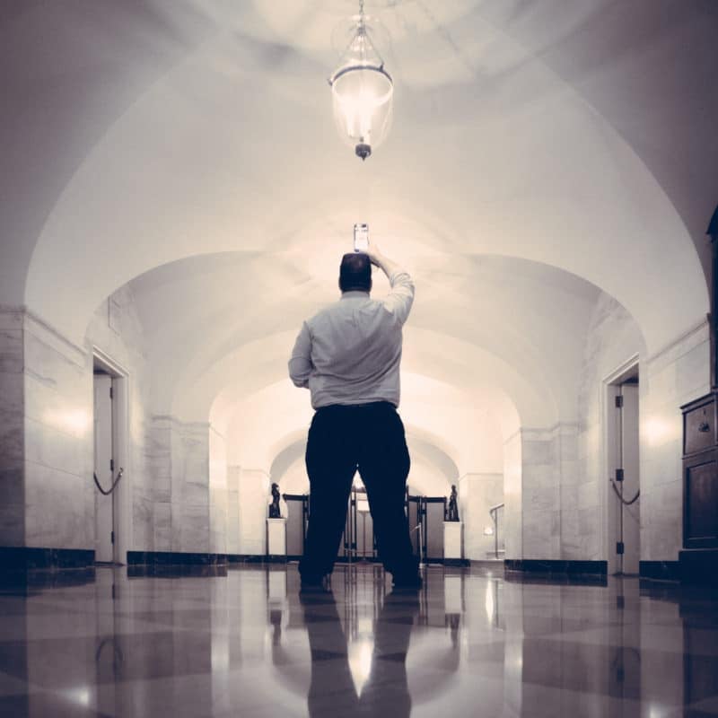 Anthony Quintano taking Photos in the White House