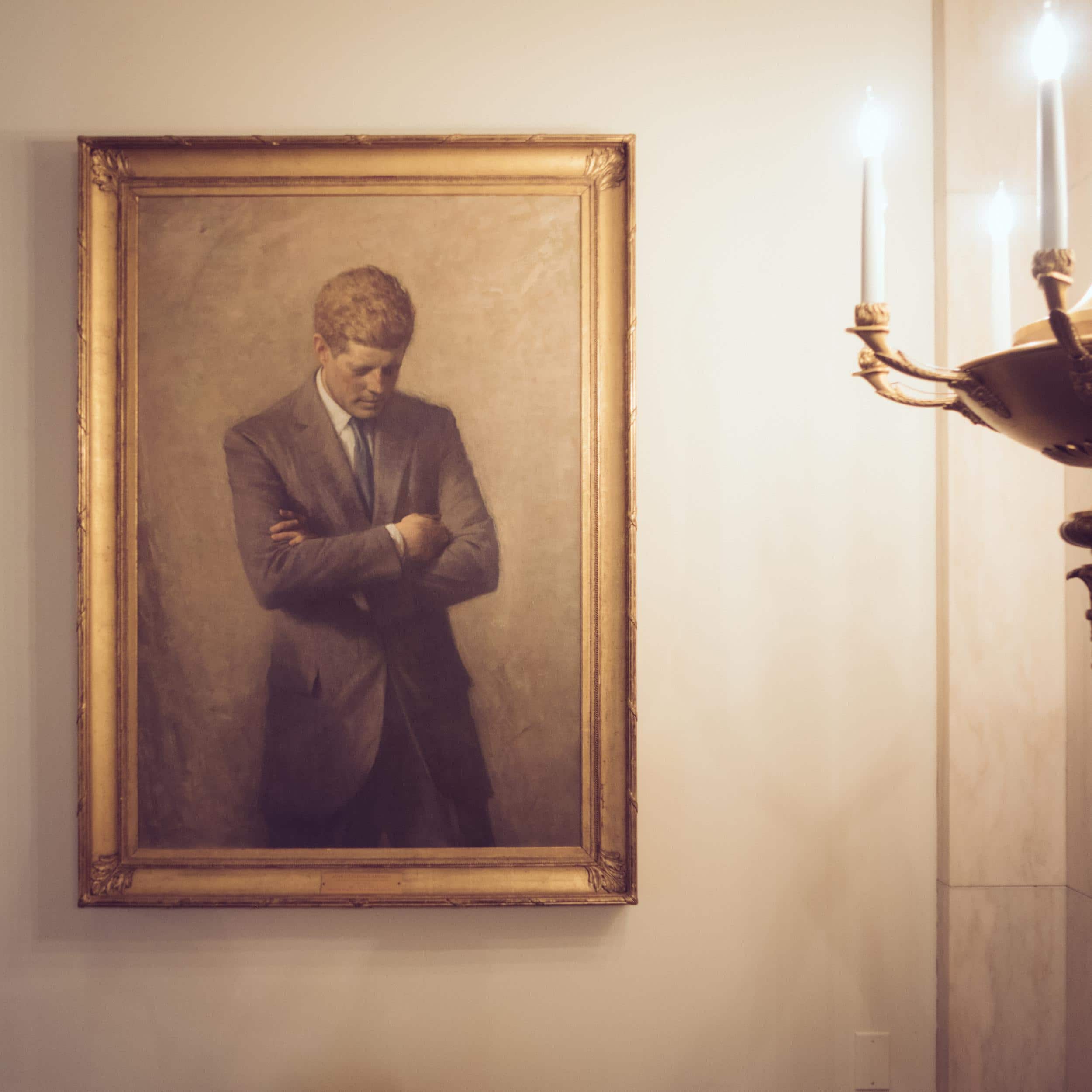 Jfk Portrait In The White House