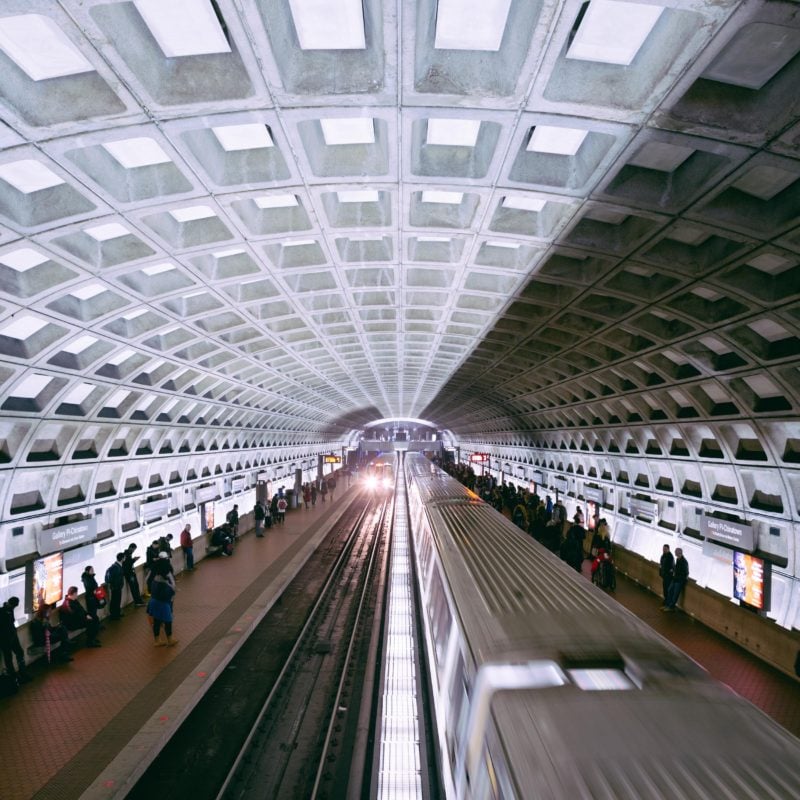 Washington DC Metro Stop