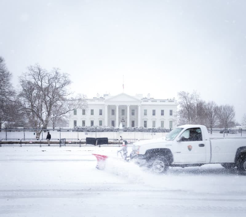 Snowy White House