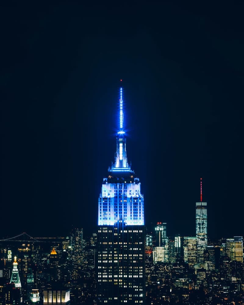 Empire State Building from Top of The Rock