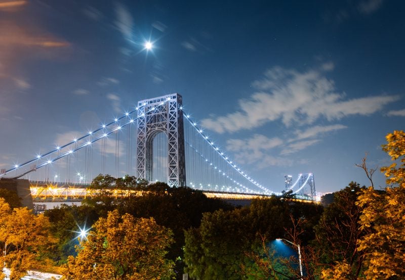 George Washington Bridge Night