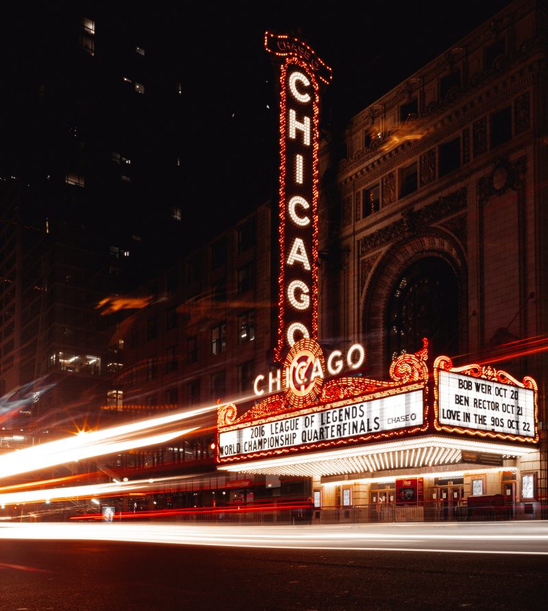 Chicago Theatre sign