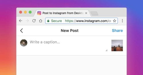 Desktop Instagram