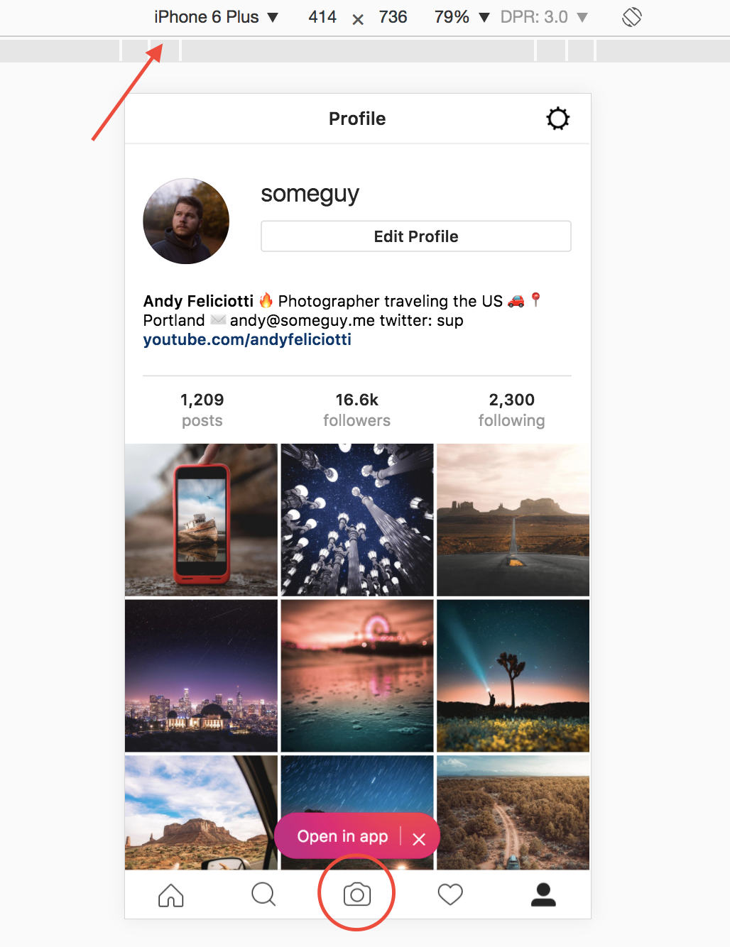 note if it is not working try to refresh the page after changin!   g the user agent upload to instagram from chrome - how do you add followers on instagram on computer