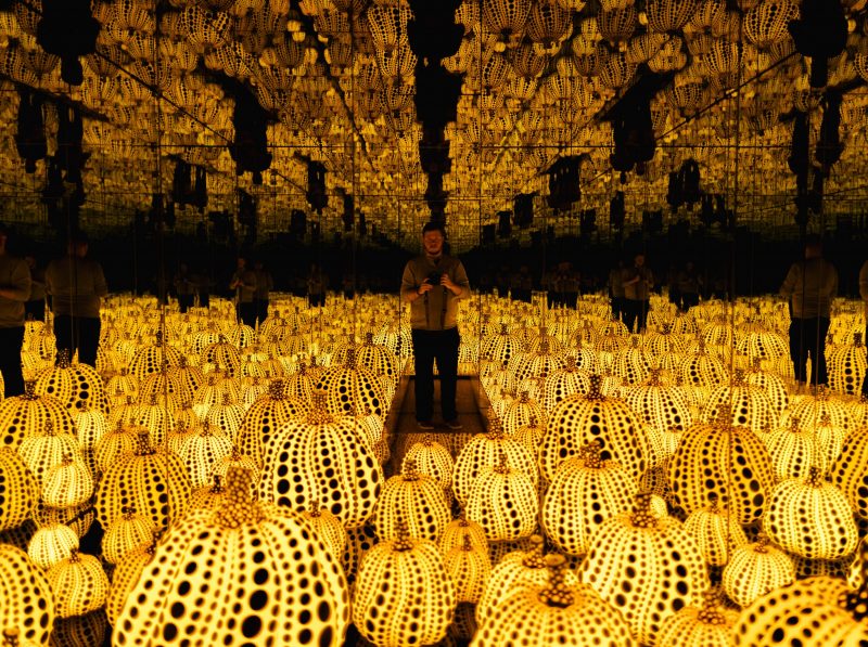 Yayoi Kusama Pumpkin Room