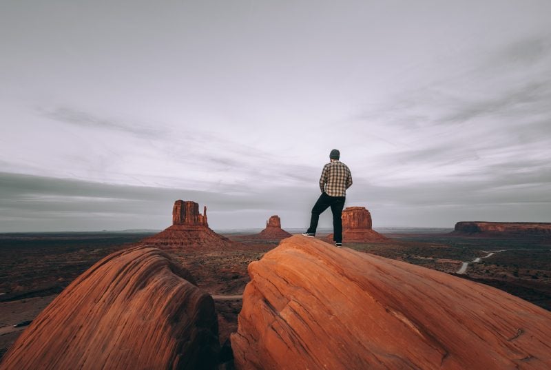 Monument Valley Overlook Rock