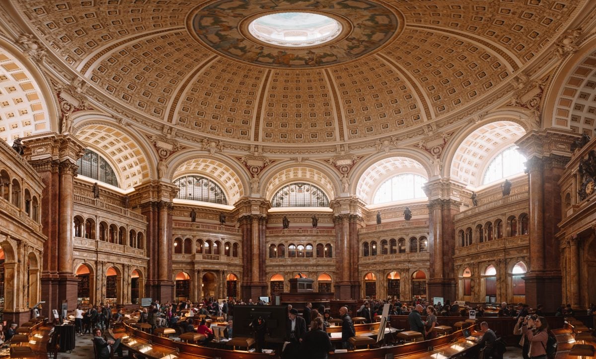 Visiting the Library of Congress in Washington DC (Photos)