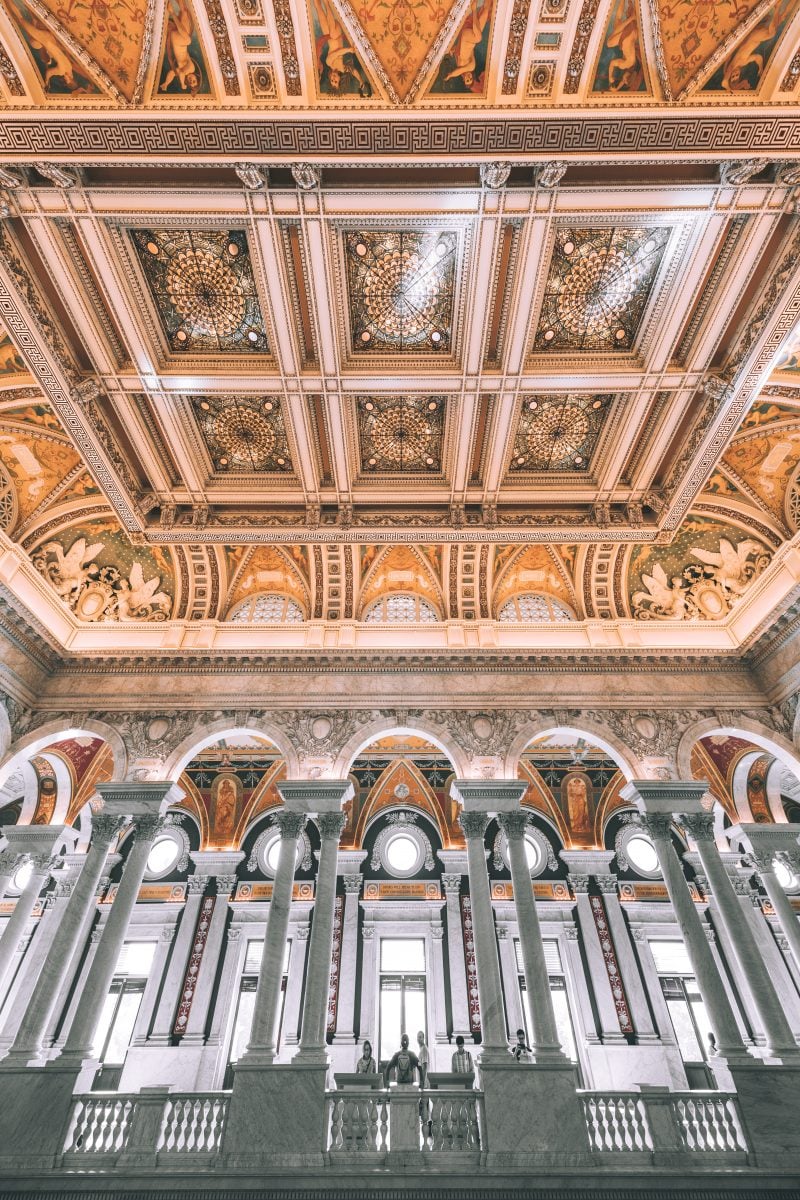 Library Of Congress Pillars