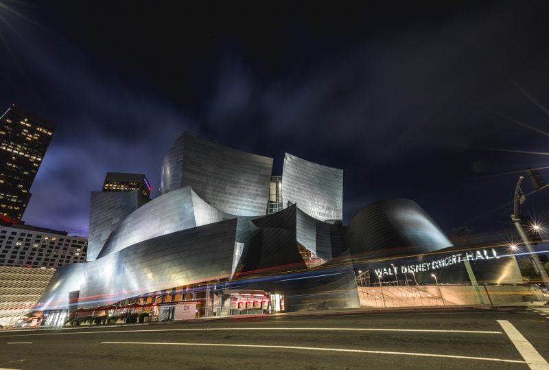 Walt Disney Concert Hall at Night