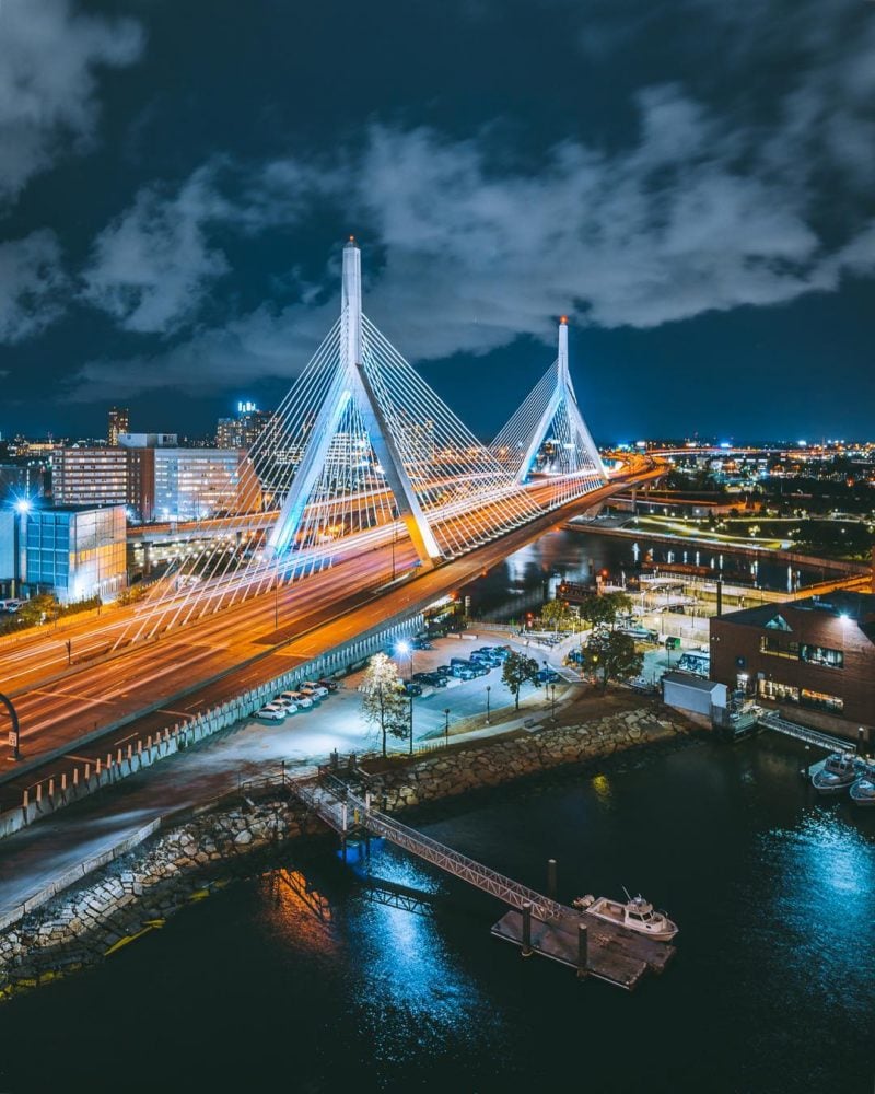 Leonard P Zakim Bridge By Chris Rocco