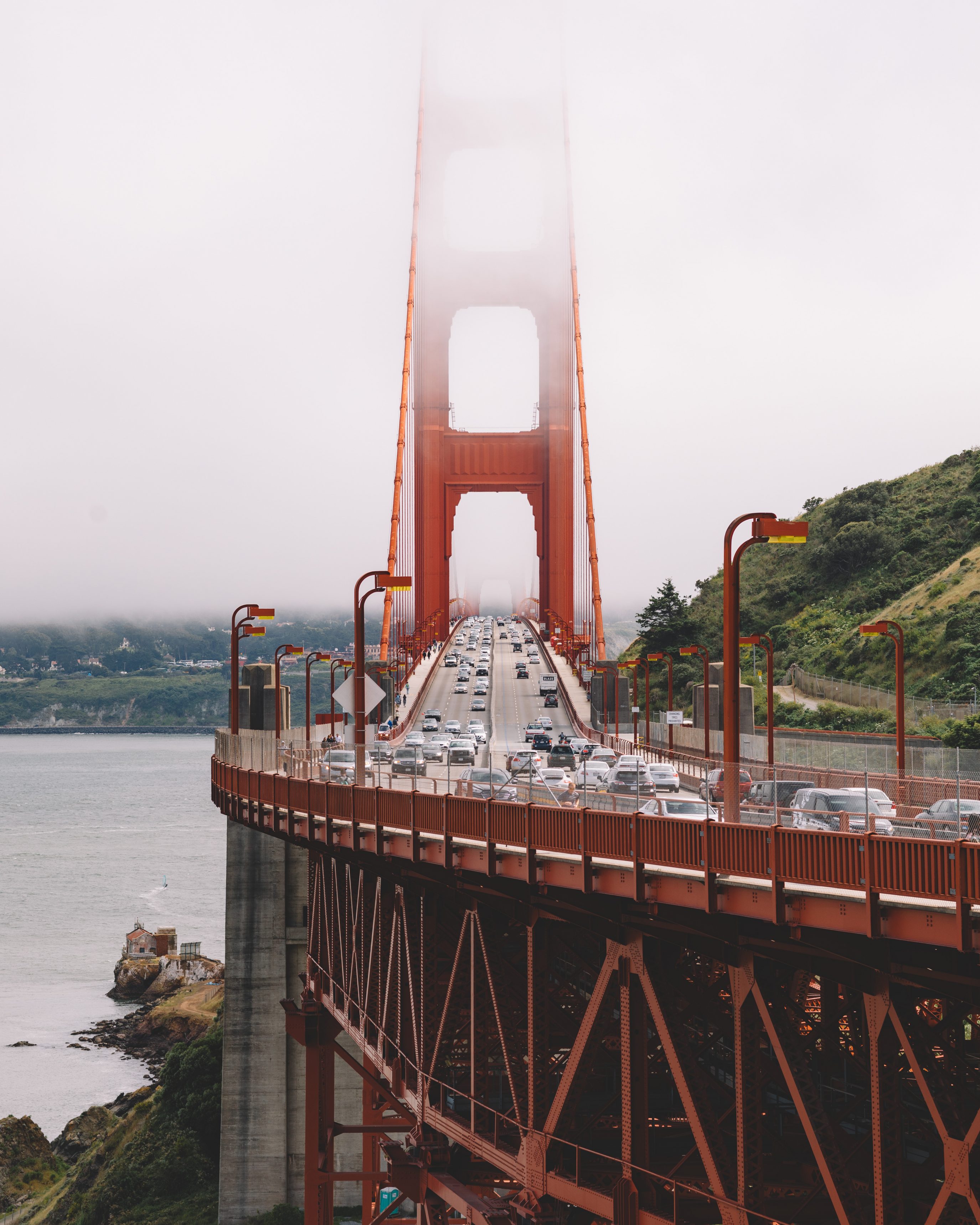 Golden Gate Bridge Foggy