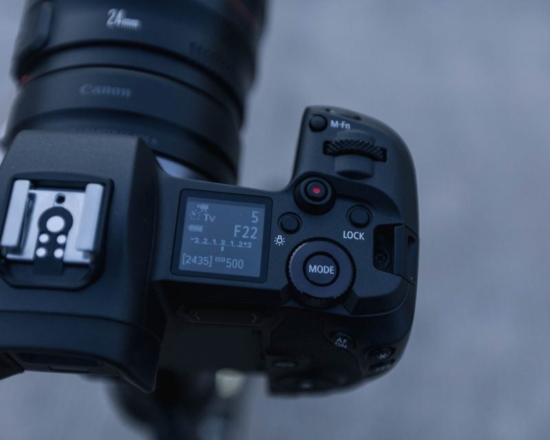 Canon Eos R Top Controls