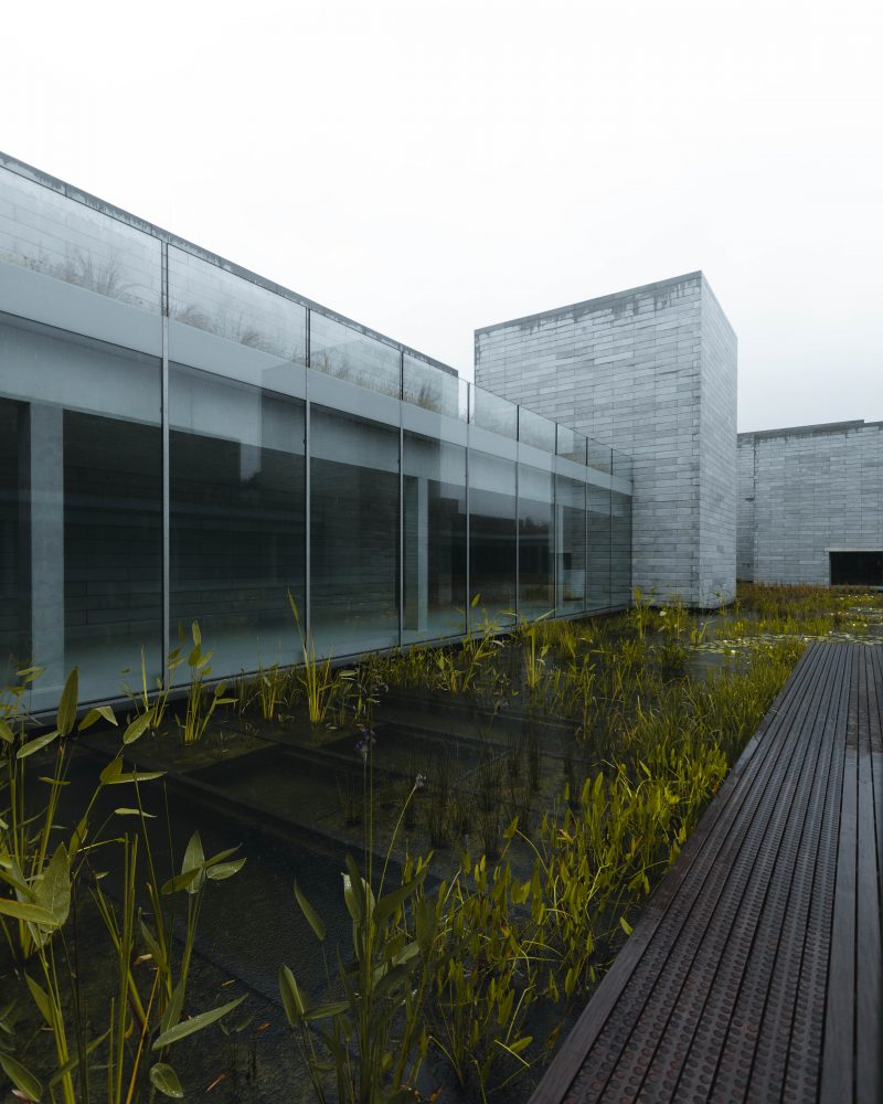 Water court at the Glenstone Museum