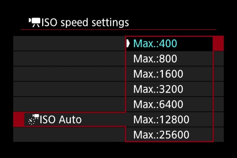 canon eos r cinematic settings