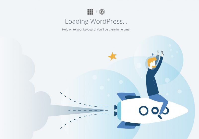 Bluehost WordPress Site Loading