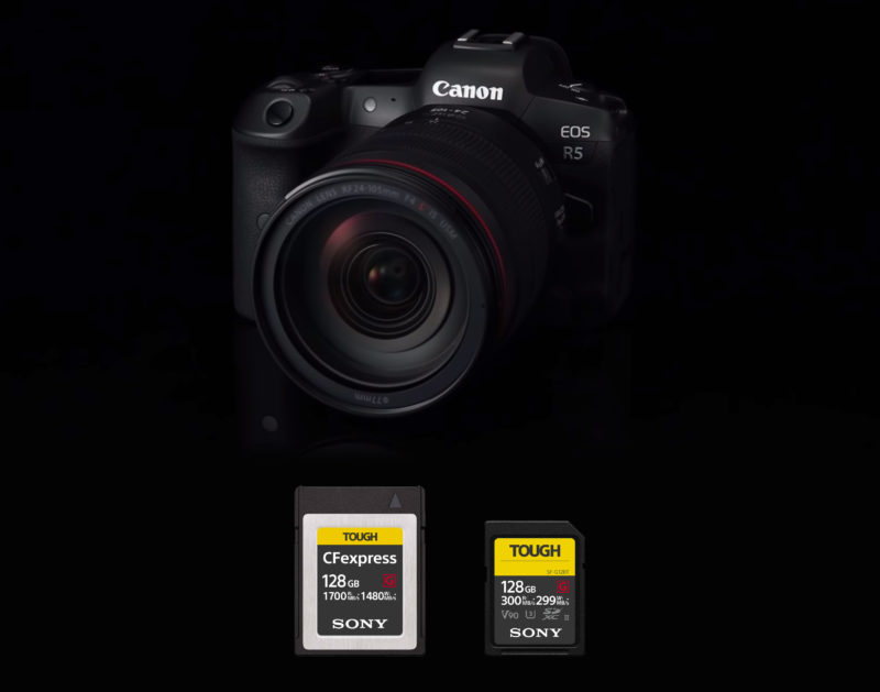 best-memory-cards-for-canon-eos-r5-cfexpress-sd-cards