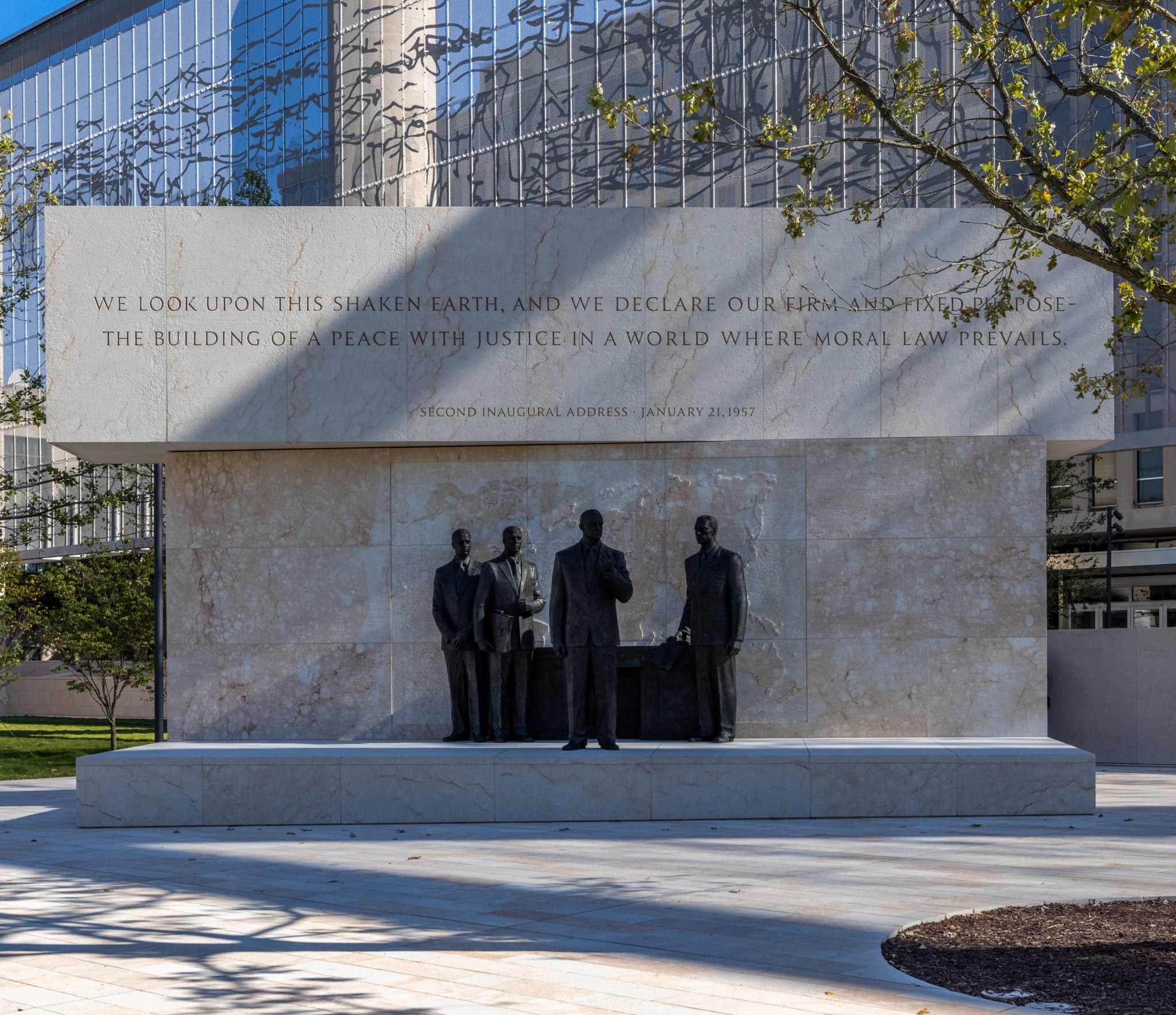 Dwight D. Eisenhower Memorial in Washington D.C. (Photos)