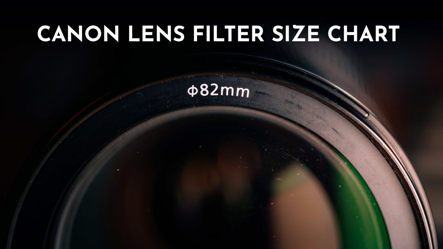 Canon Lens Filter Size Chart (Updated 2024)