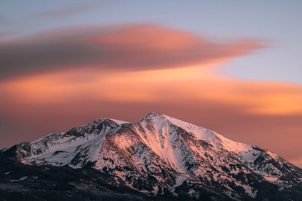 Mount Sopris in Colorado