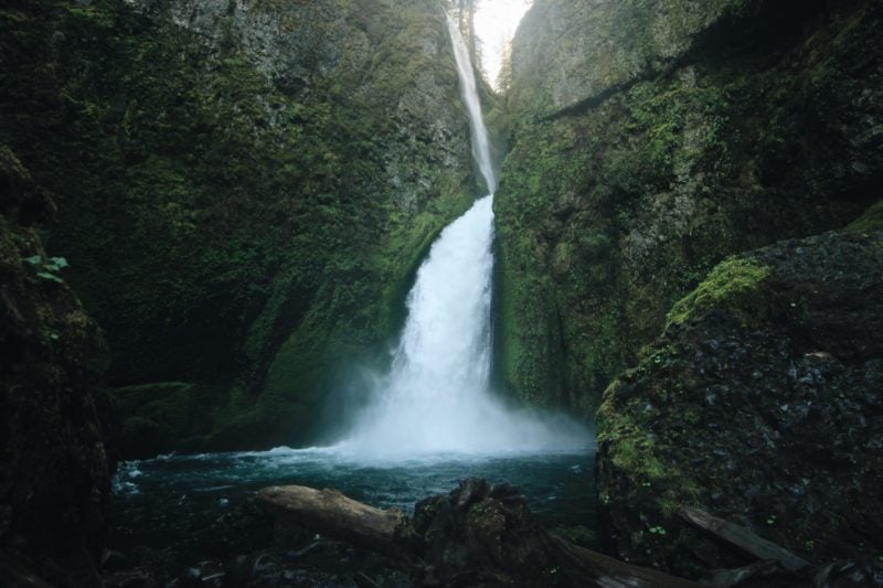 Wahclella Falls in Oregon