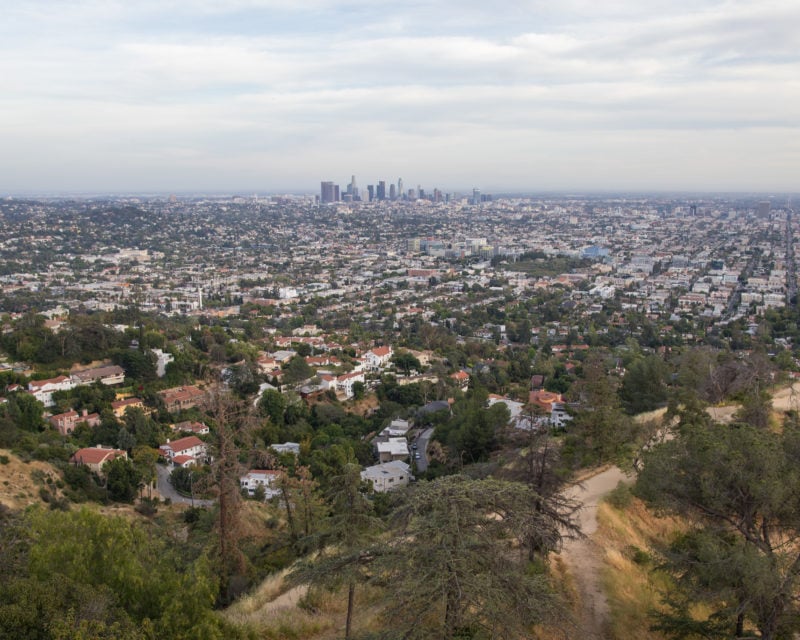 Los Angeles view from the Griffith Observatory