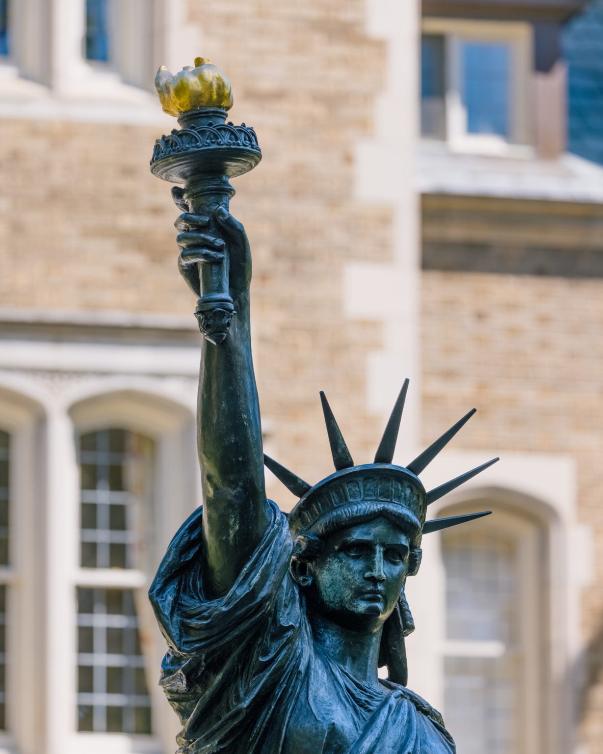 Visiting the Statue of Liberty's “Little Sister” at the French Ambassador's Residence in