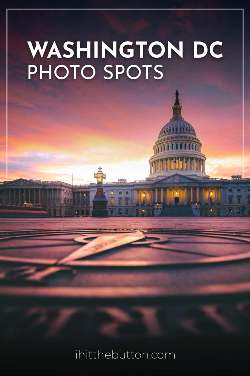Pinterest Pin: Washington DC Photo Spots