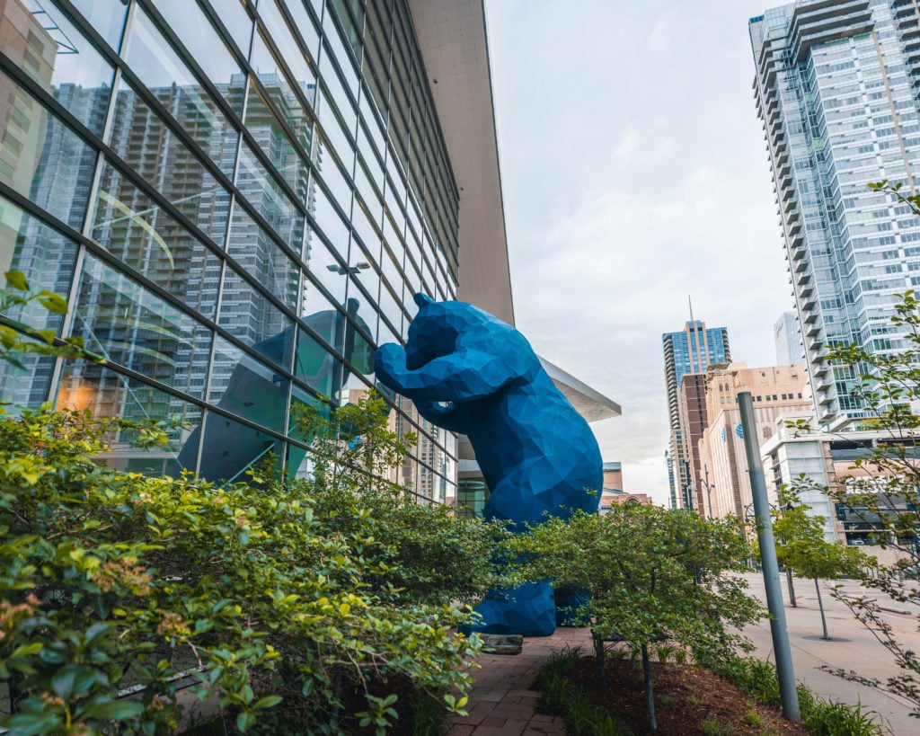 Big Blue Bear in Denver