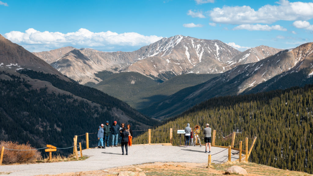 View from the Continental Divide viewpoint