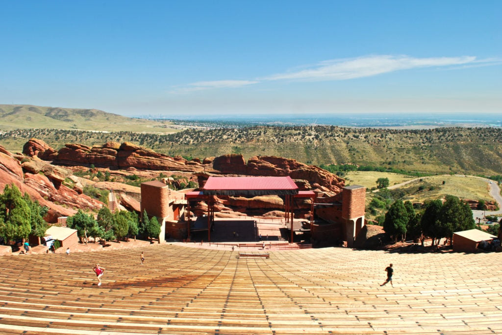 Red Rocks Park & Amphitheatre in Colorado