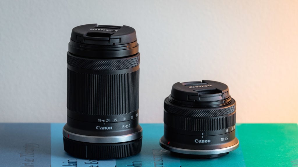 Canon RF-S 18-150mm and 18-45mm