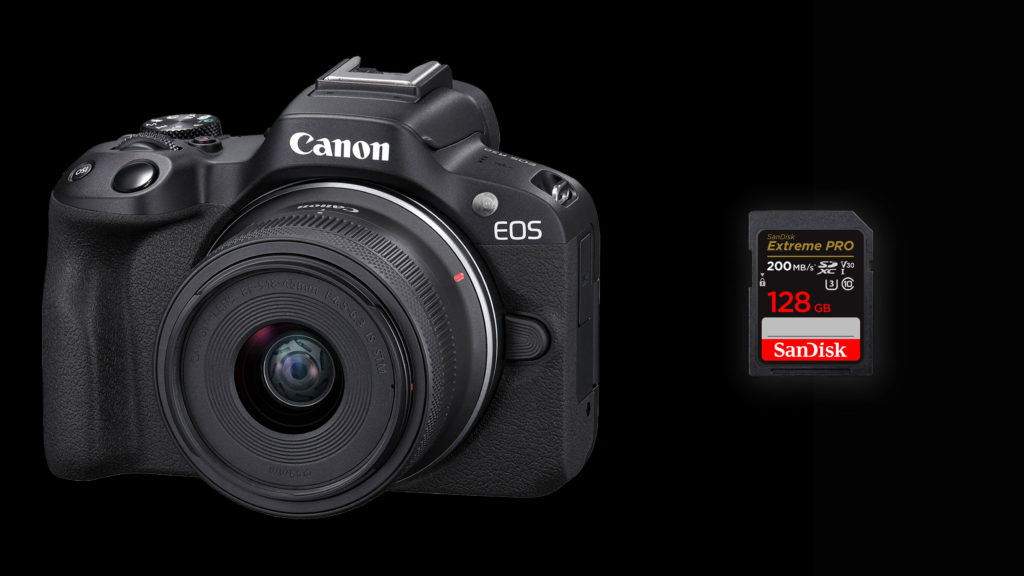 Canon EOS R50 memory cards