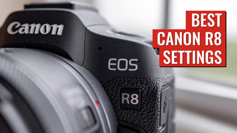 canon r8 video settings