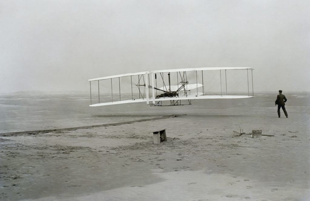 Wright Brother's first flight