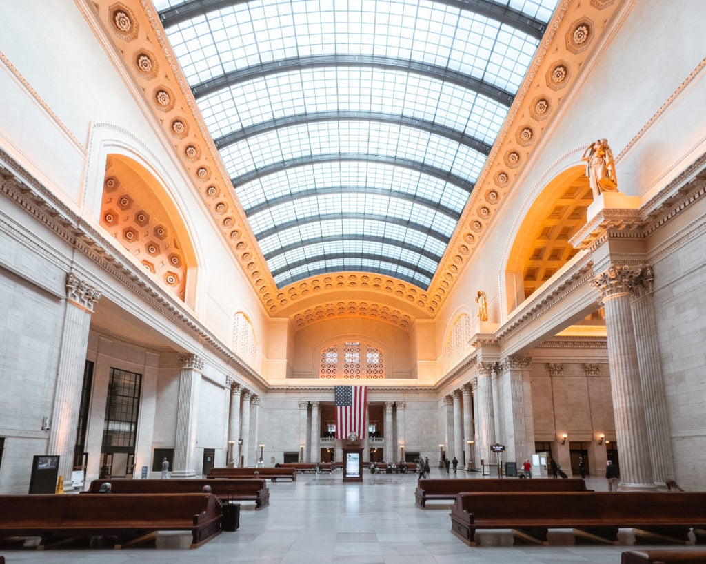 Great Hall in Chicago's Union Station